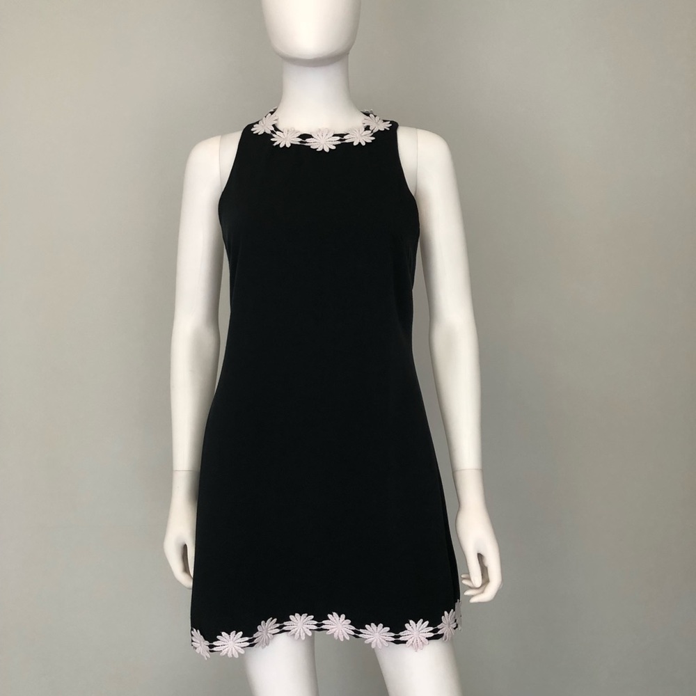 Oasis Contemporary Mod Daisy Shift Dress Sz 36